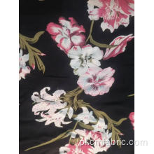 W 100% Rayon Crepe Printed Fabric